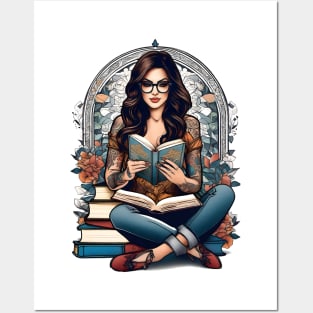 Bookish Brunette Posters and Art